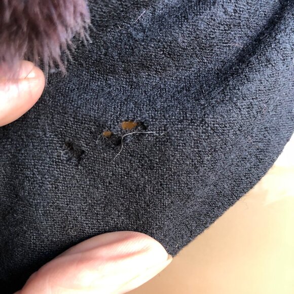 1960s Macy's Brown Rabbit Fur Winter Hat , Ladies Winter Hat , High Fashion Turb - Picture 8 of 10